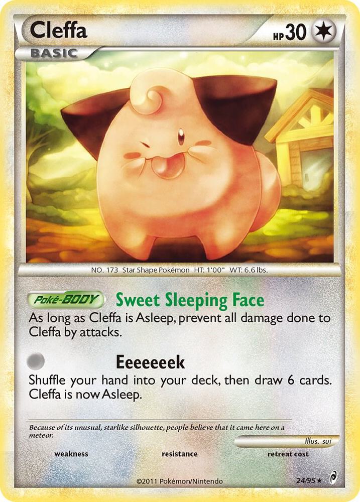 Cleffa 24/95 card
