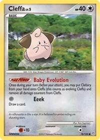 Cleffa 78/130 card