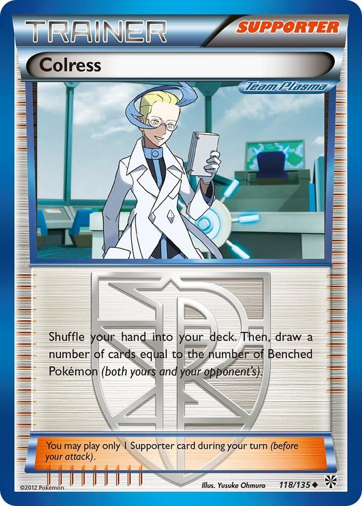 Colress Team Plasma 118/135 card