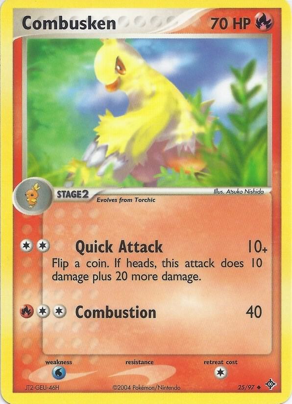 Combusken 25 carta