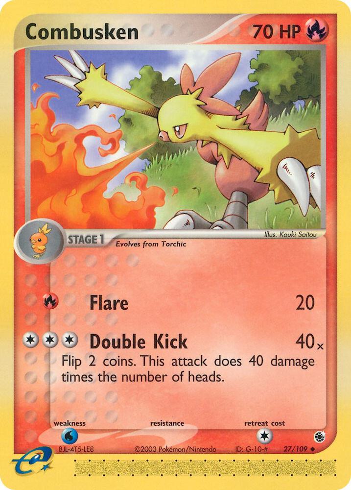 Combusken 27 109 card