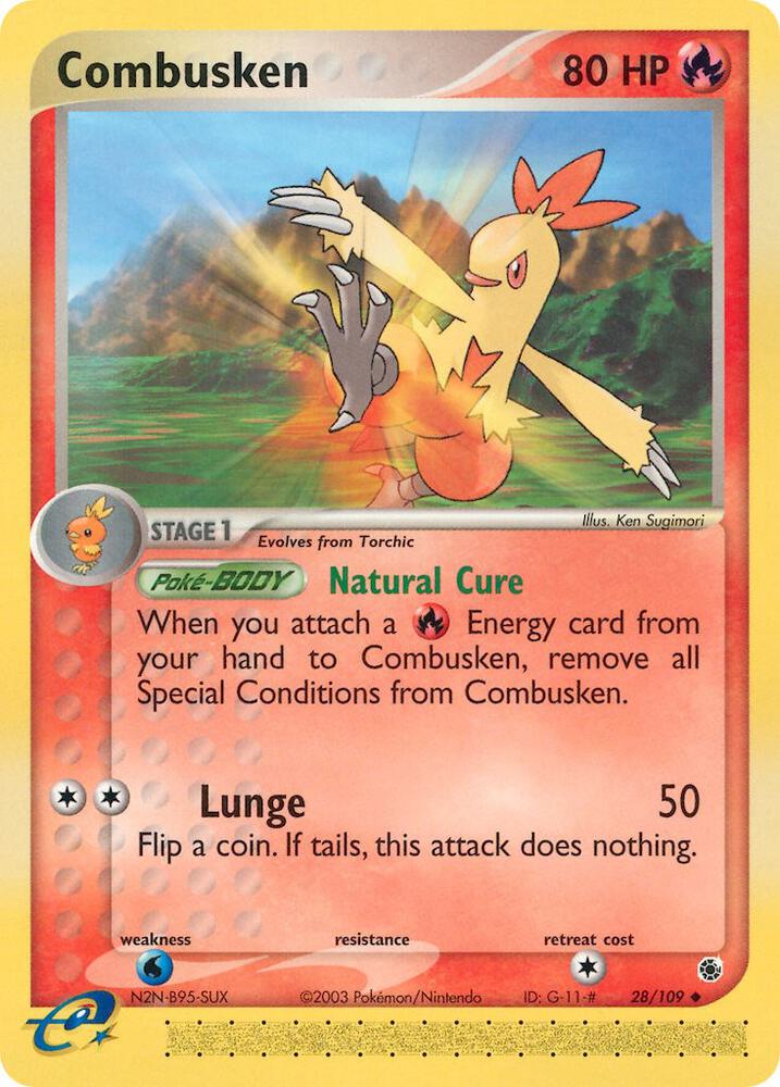 Combusken 28 109 card
