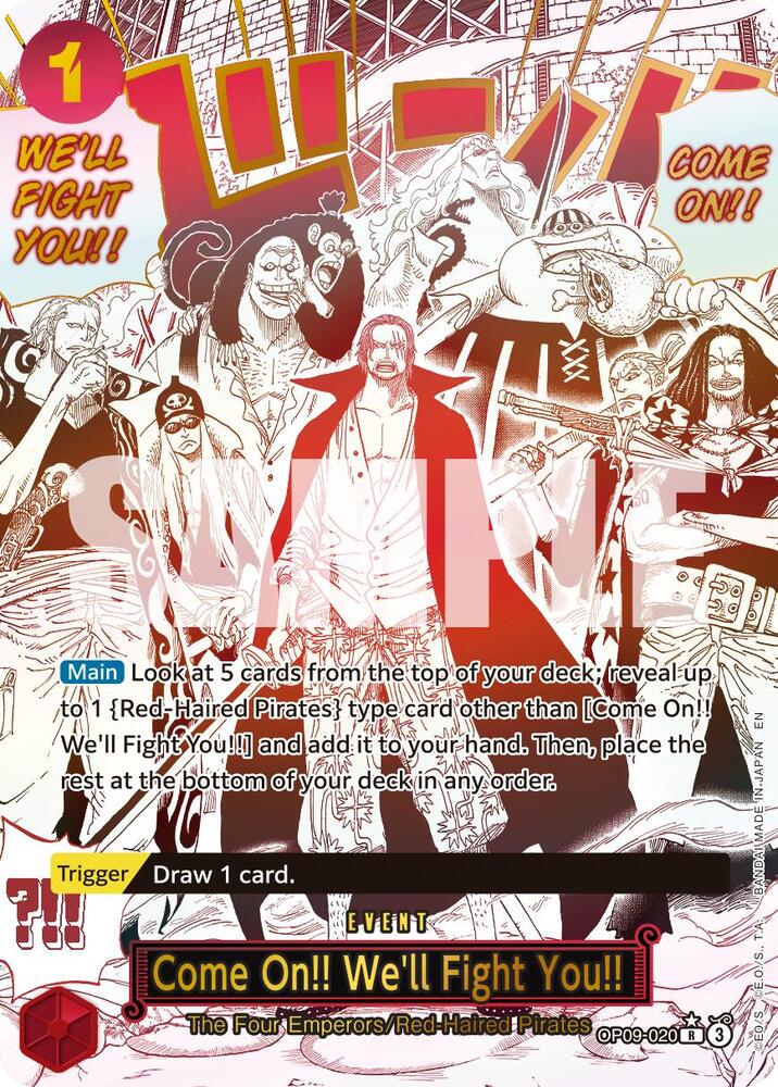 Come On Well Fight You Alternate Art OP09-020