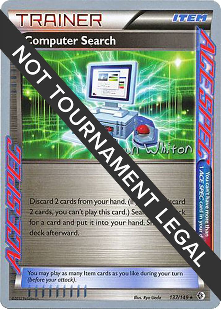 Computer Search 2013 Ian Whiton 137/149 card