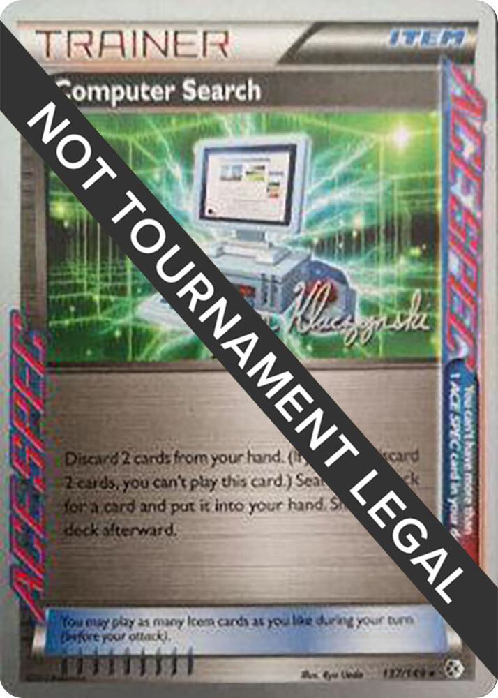 Computer Search 2013 Jason Klaczynski 137/149 card
