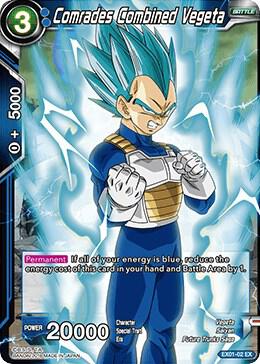 Comrades Combined Vegeta Foil EX01-02 carta