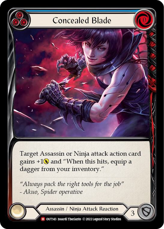 Concealed Blade OUT143 card