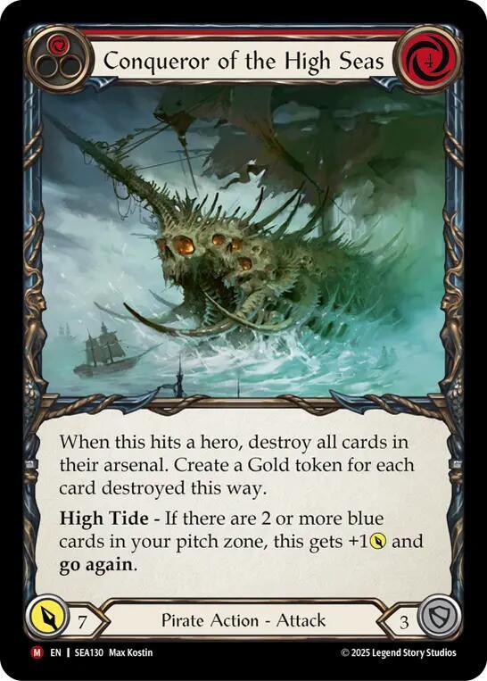 Conqueror of the High Seas SEA130 card