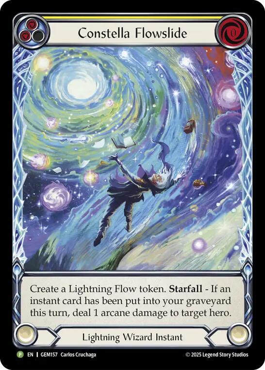 Constella Flowslide Yellow GEM157 card