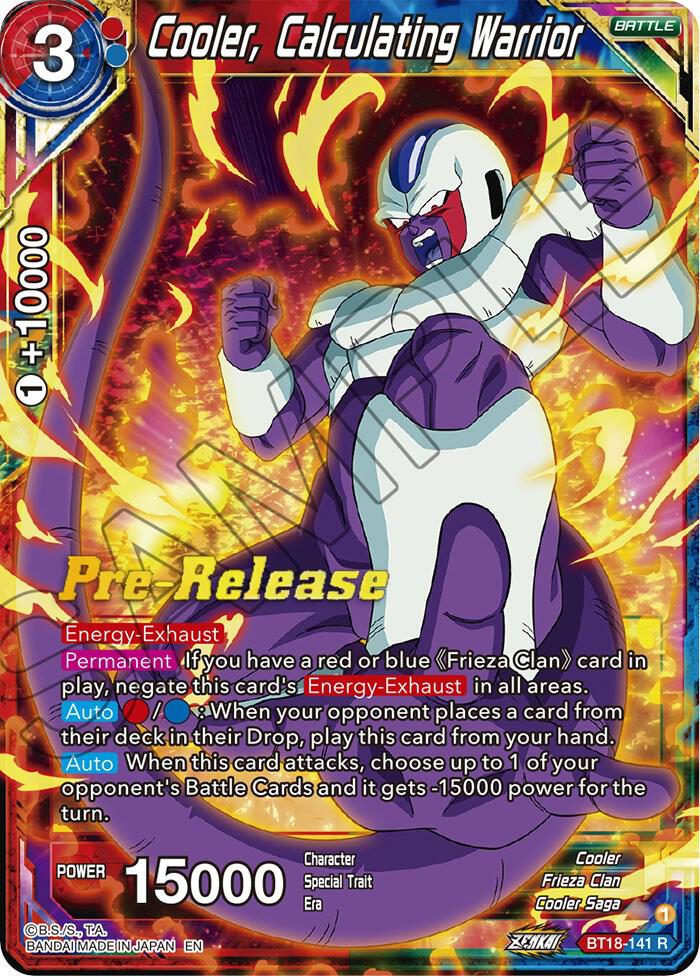 Cooler Calculating Warrior BT18-141