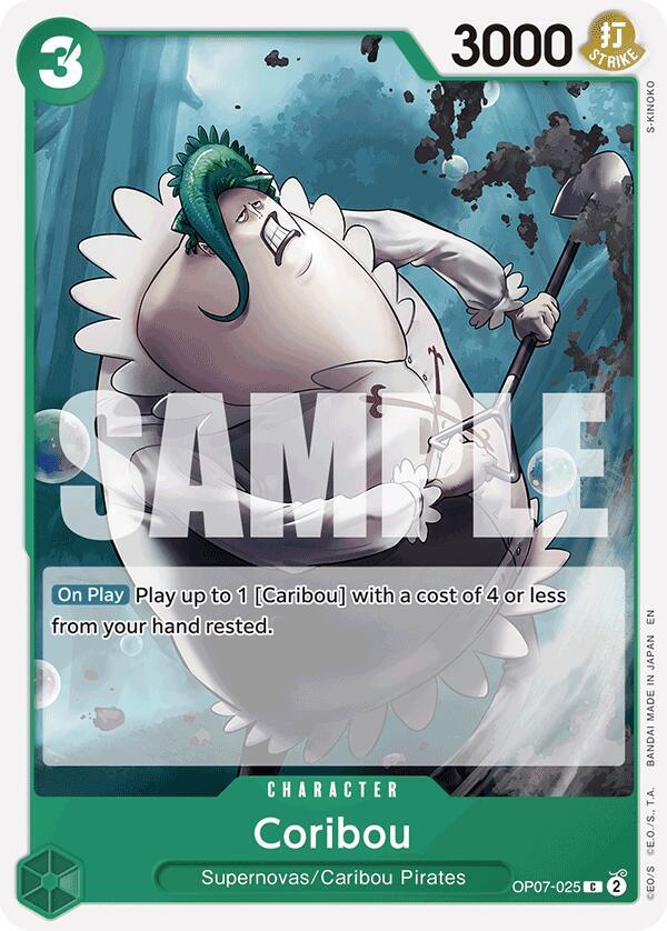 Coribou Reprint OP07-025 card