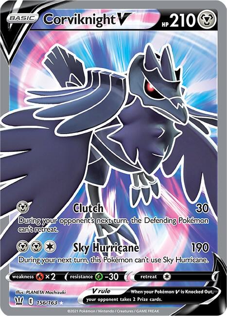 Corviknight V Full Art 156/163