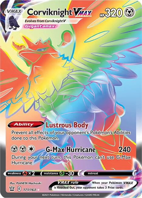 Corviknight VMAX Secret 171/163