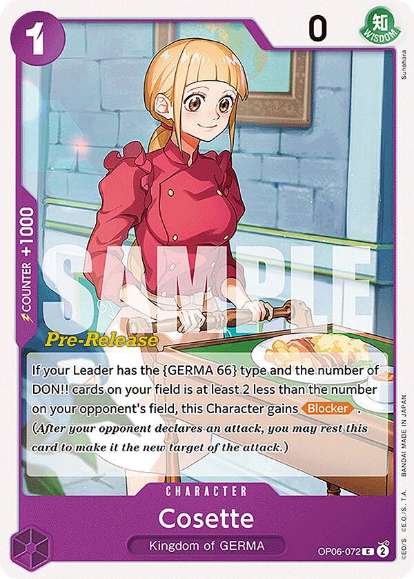 Cosette OP06-072 card