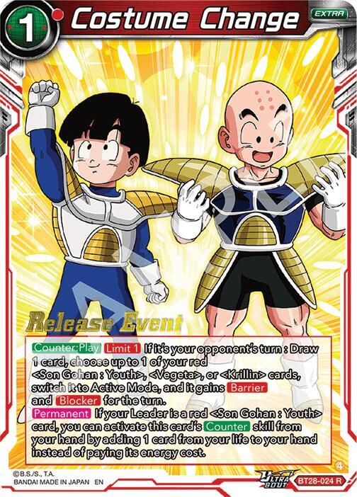 Costume Change BT28-024 card