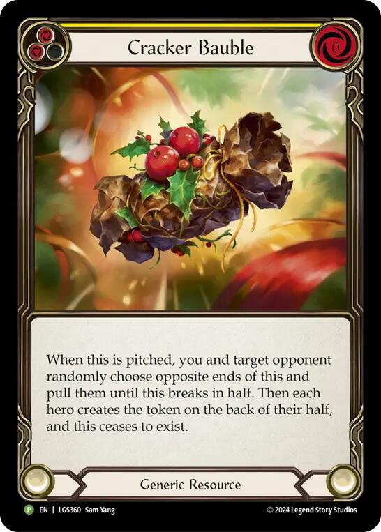 Cracker Bauble FUN009 LGS360-FUN009 card