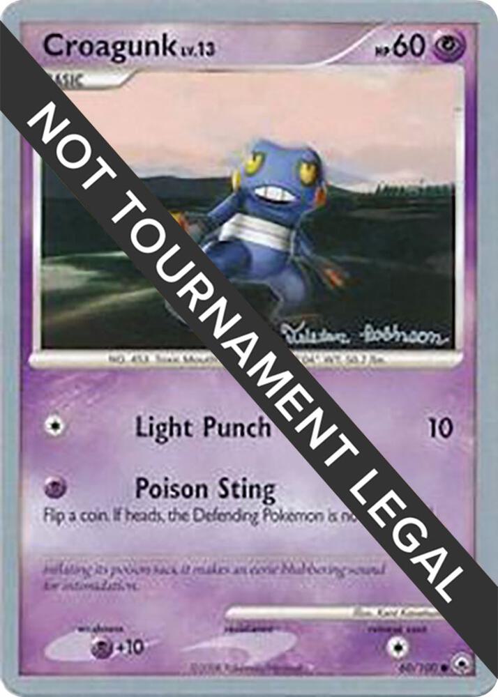 Croagunk 2008 Tristan Robinson 60/100 card