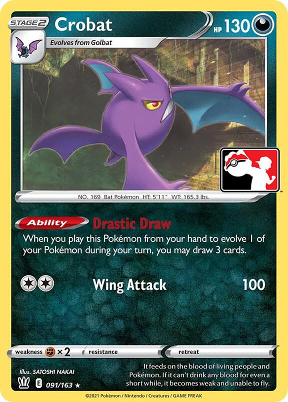 Crobat 091 163 card