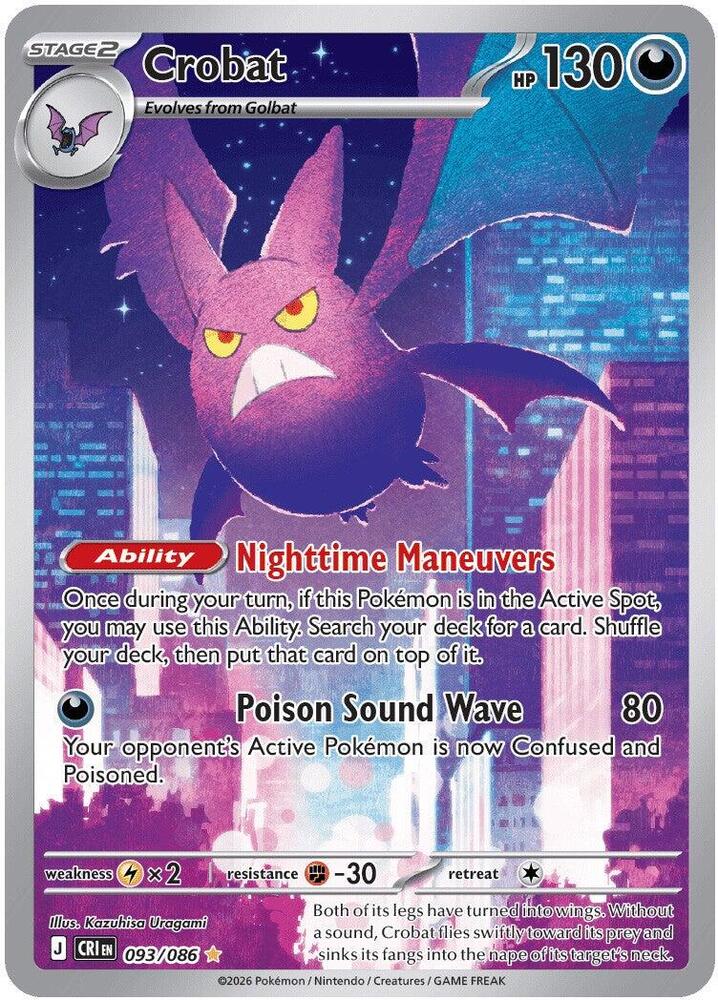 Crobat 093/086 card
