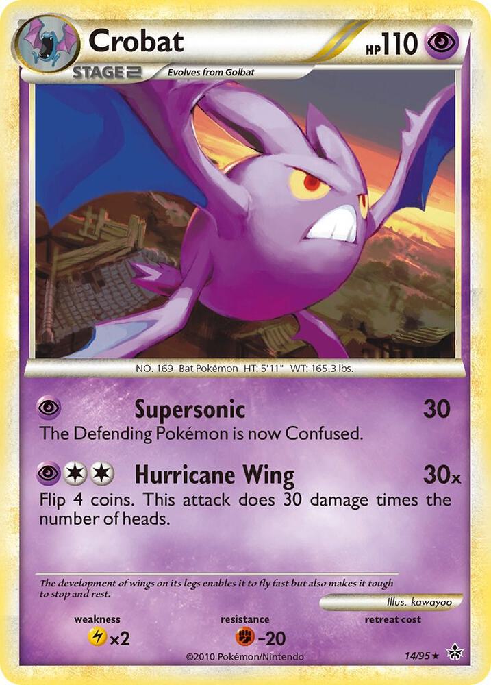 Crobat 14/95 card