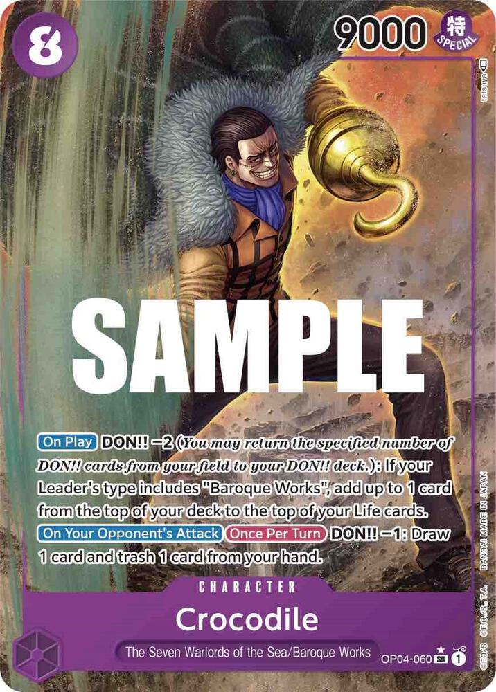 Crocodile 060 Alternate Art OP04-060