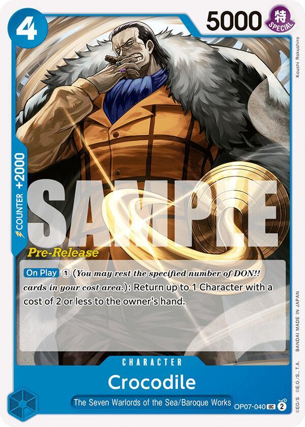 Crocodile OP07-040 card