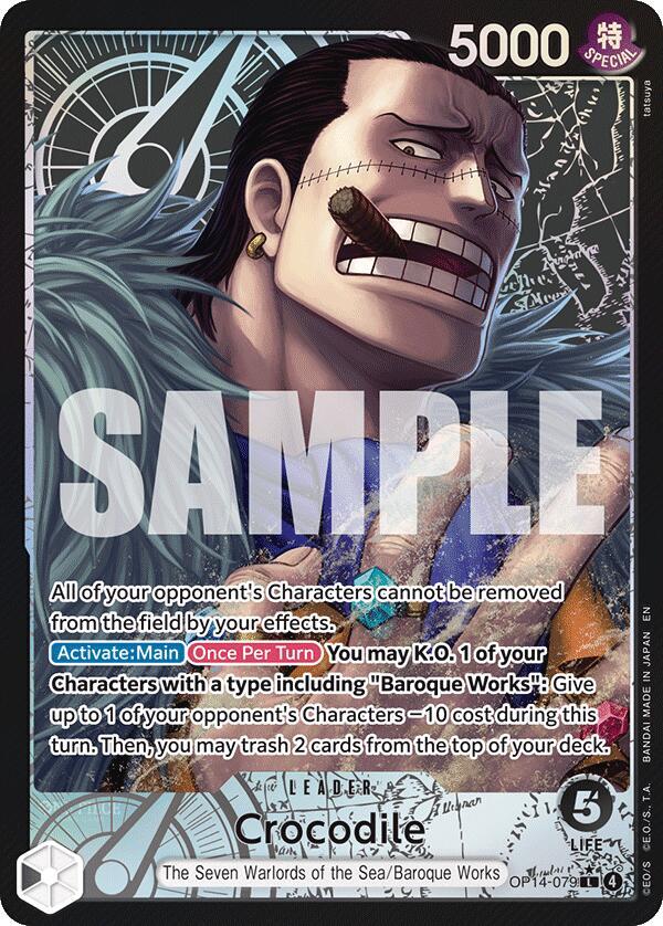 Crocodile OP14 079 Alternate Art card