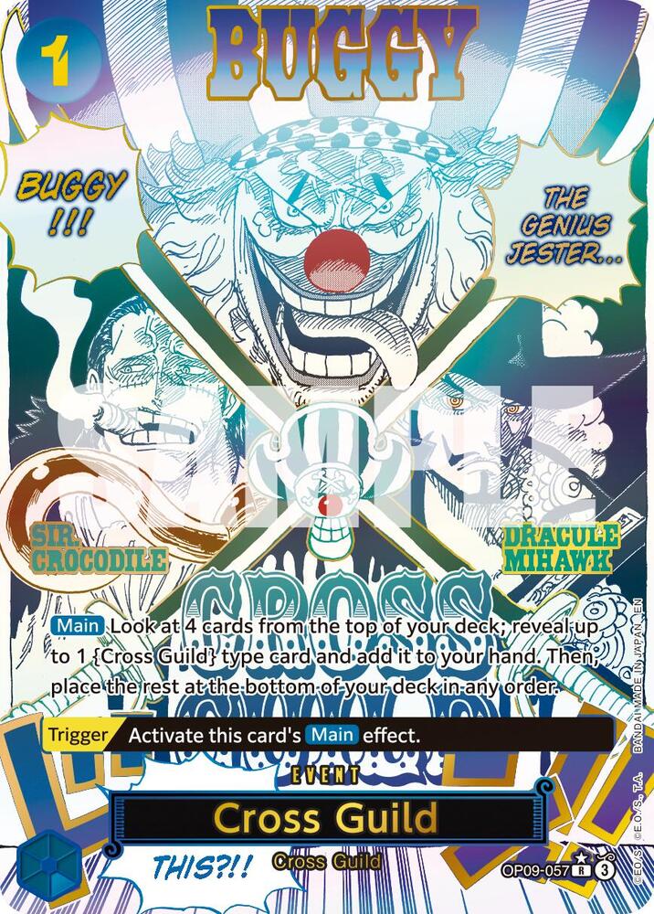 Cross Guild Alternate Art OP09-057 carta