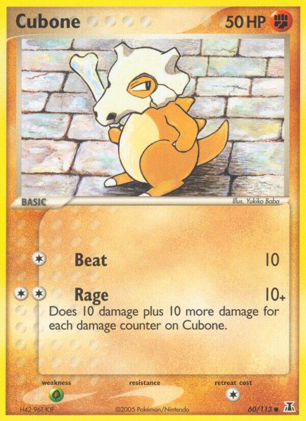 Cubone 60/113 card