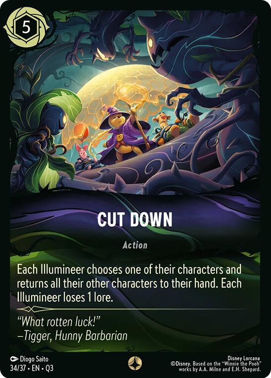 Cut Down 34/37 carta