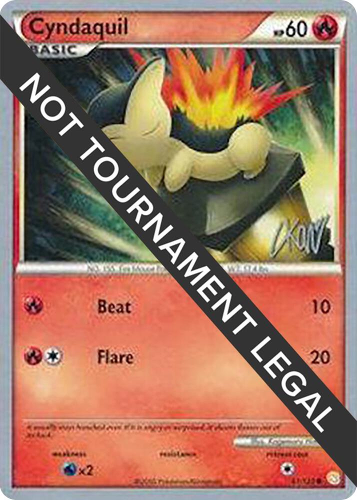 Cyndaquil 2011 Christopher Kan 61/123 card
