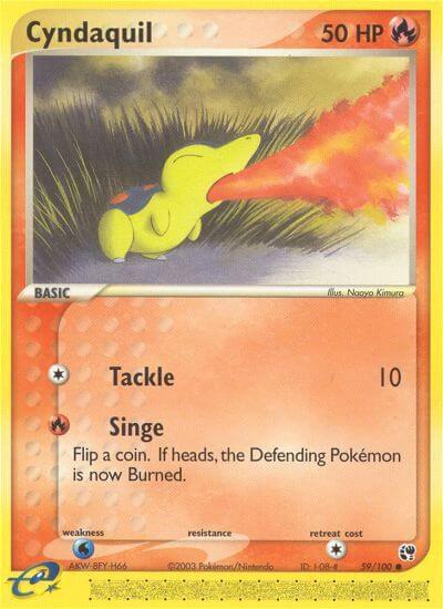 Cyndaquil 59/100 card