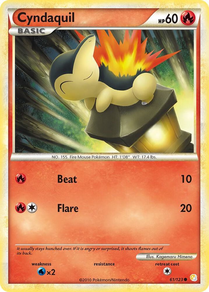 Cyndaquil 61/123 carta