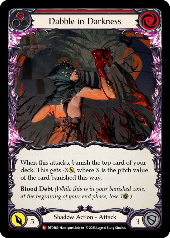 Dabble in Darkness DTD169 card