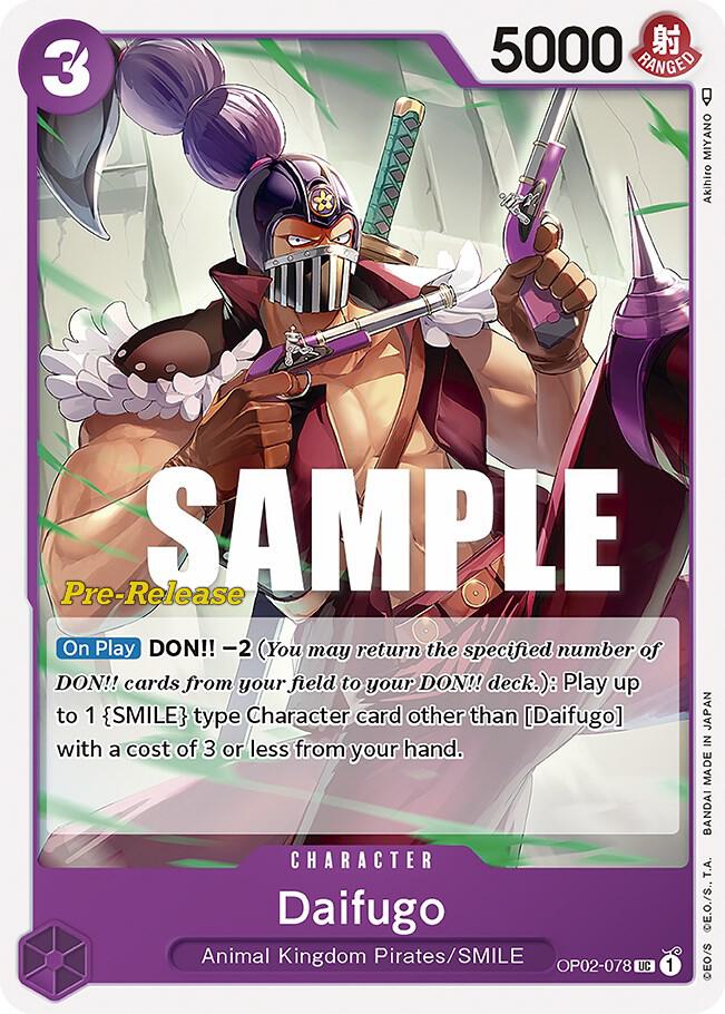 Daifugo OP02-078 card