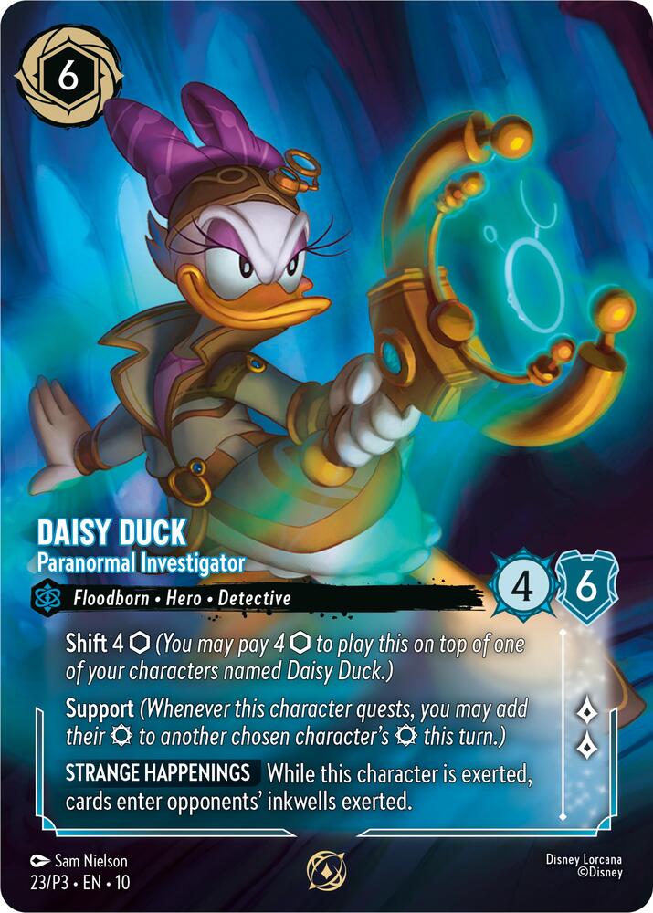 Daisy Duck Paranormal Investigator Store Championship Participant 23 carta