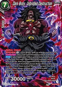 Dark Broly Unbridled Destruction EX16-03
