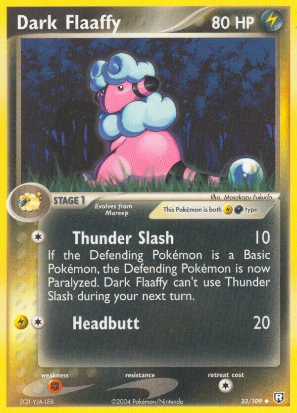 Dark Flaaffy 33/109 card