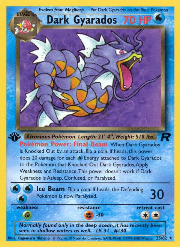 Dark Gyarados 5 card