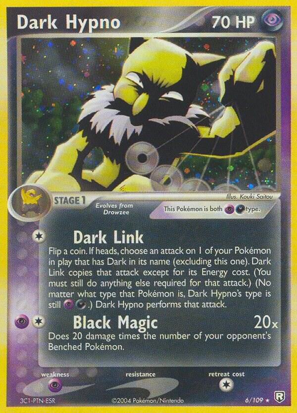 Dark Hypno 6/109 card