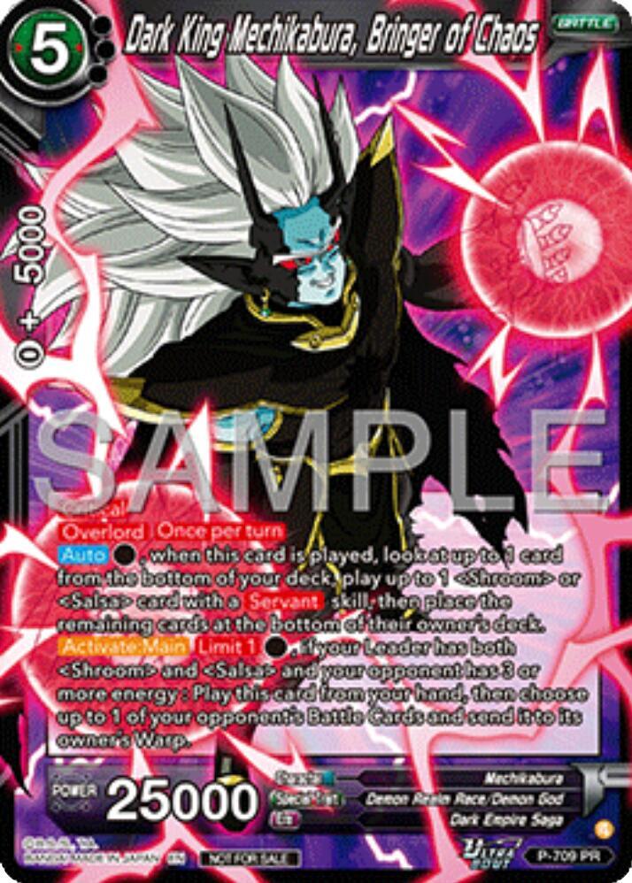 Dark King Mechikabura Bringer of Chaos Ultra Bout Series Tournament Pack Vol13 P-709 carta