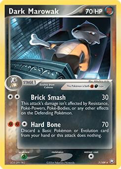 Dark Marowak 7 109 EX Team Rocket Returns 007/109 card