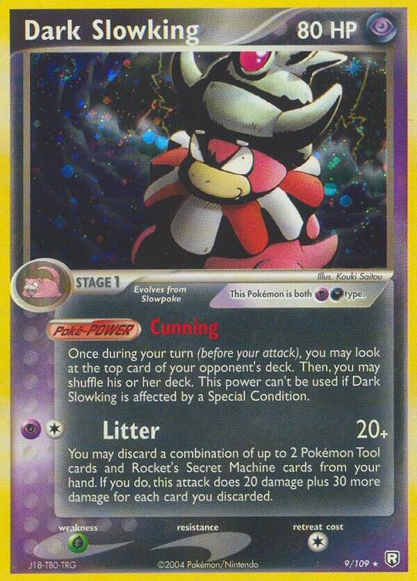 Dark Slowking 9/109 card