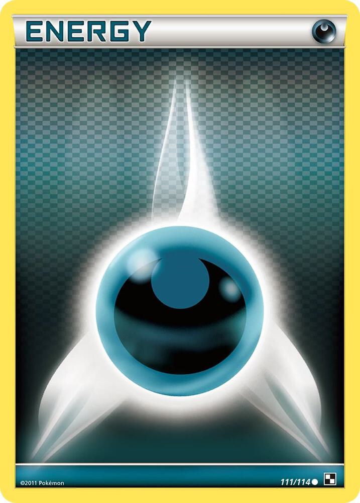 Darkness Energy Basic 111/114 card