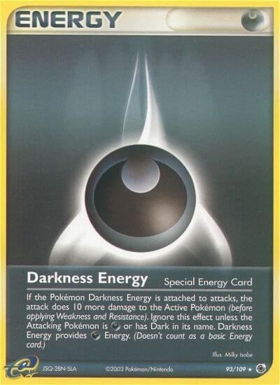 Darkness Energy Special 93/109 card