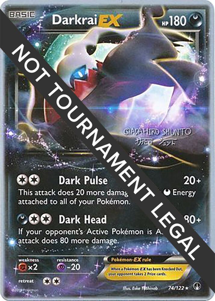 Darkrai EX 2016 Shunto Sadahiro 74/122 card