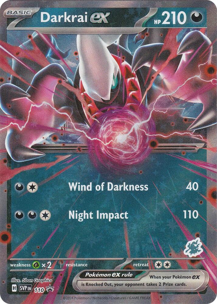 Darkrai ex Darkrai 110 card