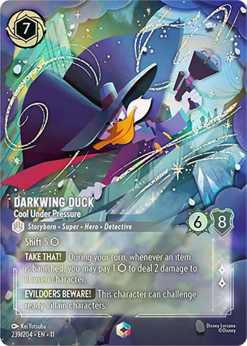 Darkwing Duck Cool Under Pressure Enchanted 239/204 carta
