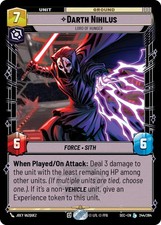 Darth Nihilus Lord of Hunger 244/264 card