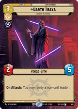 Darth Traya Lord of Betrayal Hyperspace 452 card